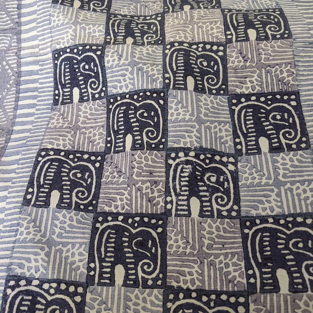 African Zimbabwe Lavender and Deep Purple Patterned Table Runner 100% Cotton